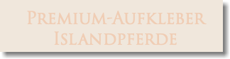 Premium-Aufkleber Islandpferde